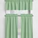Solid Green Valances and Cafe Curtains, 100% USA Cotton – Light Mint, Prairie, Topiary, and Dark Hunter – Custom Sizes Availabl